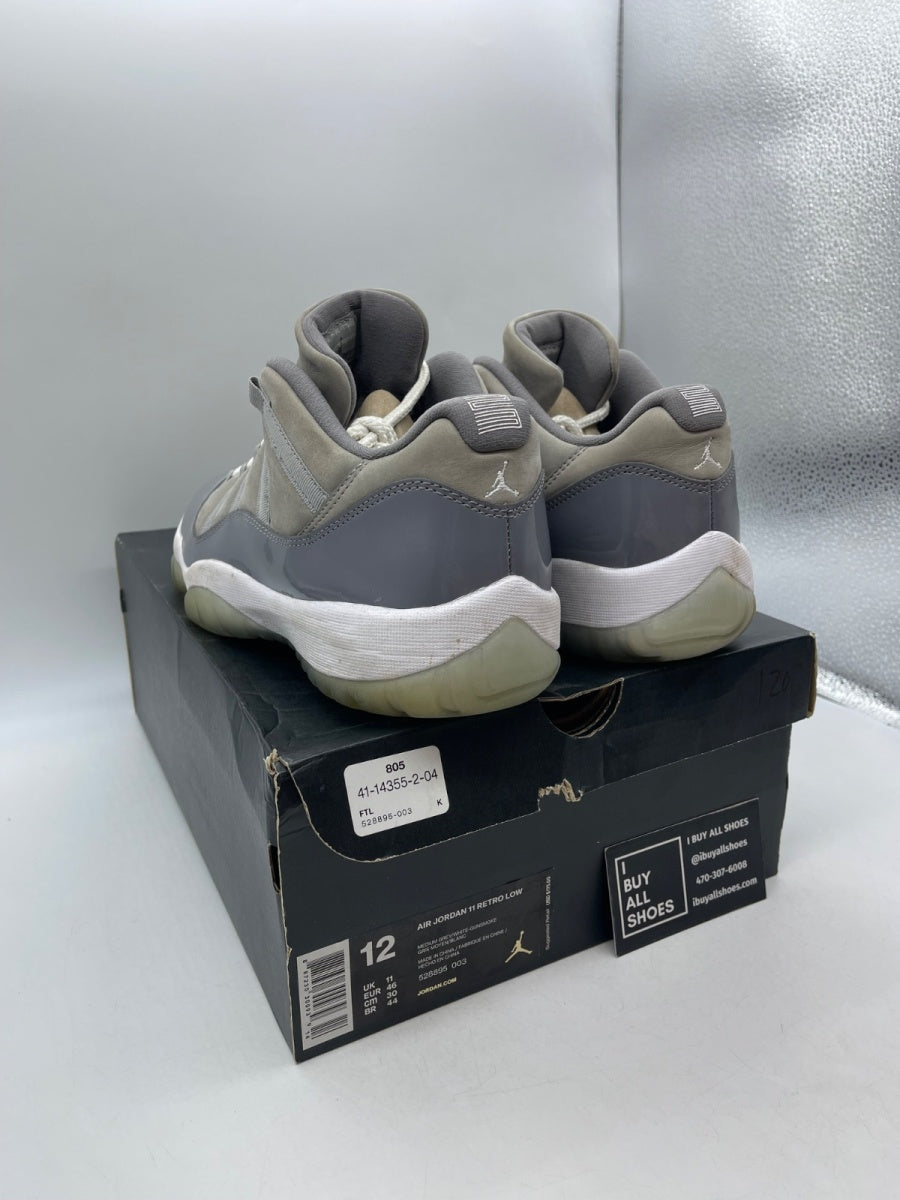 Jordan 11 Retro Low Cool Grey 12 (Moderately Worn Pre-Owned) - Image 4