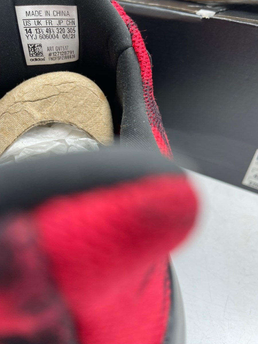 adidas Ultra Boost Nice Kicks No Vacancy 14 (Moderately Worn Pre-Owned)adidasBold Red/Core Black/Core Black - Image 8