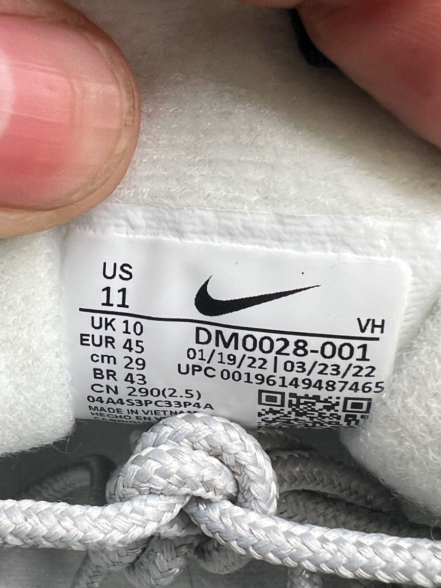 Nike Air Max 97 Metallic Silver Chlorine Blue 11 (Lightly Worn Pre-Owned) - Image 9
