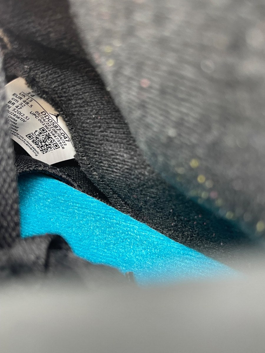Jordan 5 Retro Aqua 14 (Moderately Worn Pre-Owned)JordanBlack/Aquatone/Taxi - Image 8
