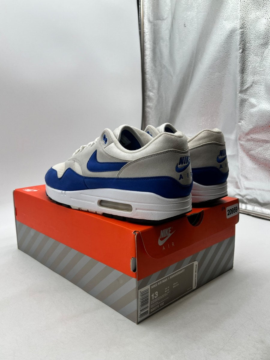 Nike Air Max 1 Anniversary Royal (2017 Restock) 13 (Lightly Worn Pre-Owned) - Image 6