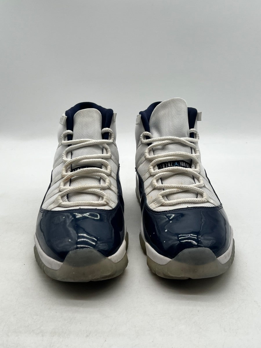 Jordan 11 Retro UNC Win Like 82 13 (Moderately Worn Pre-Owned)JordanWhite/University Blue-Midnight Navy - Image 2