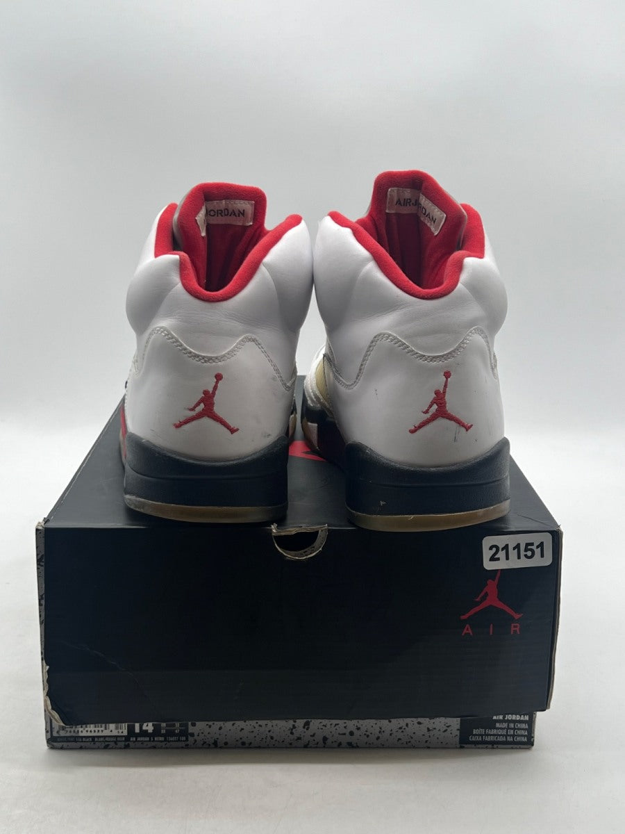 Jordan 5 Retro Fire Red (2013) 14 (Heavily Worn Pre-Owned) - Image 3
