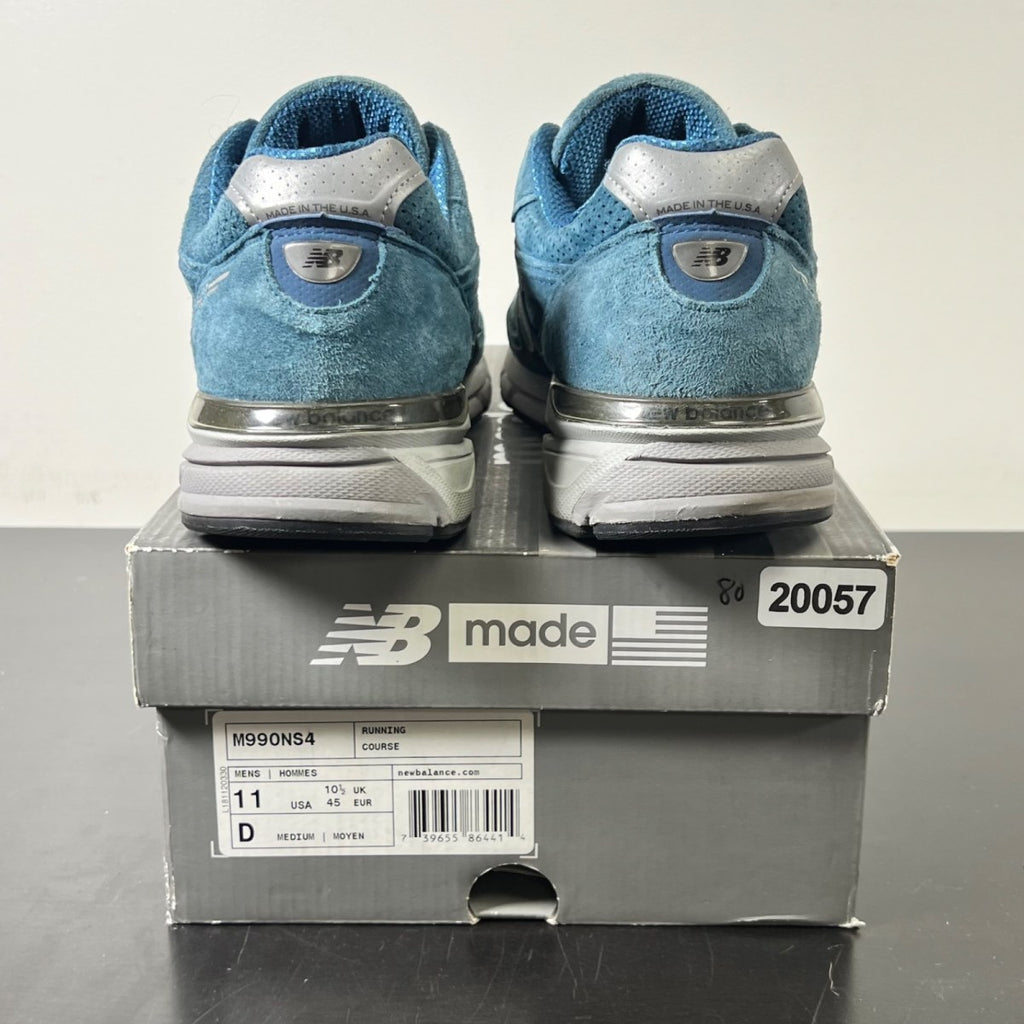 New Balance 990v4 North Sea 11 (Lightly Worn Pre-Owned)New BalanceNorth Sea/Grey - Image 4