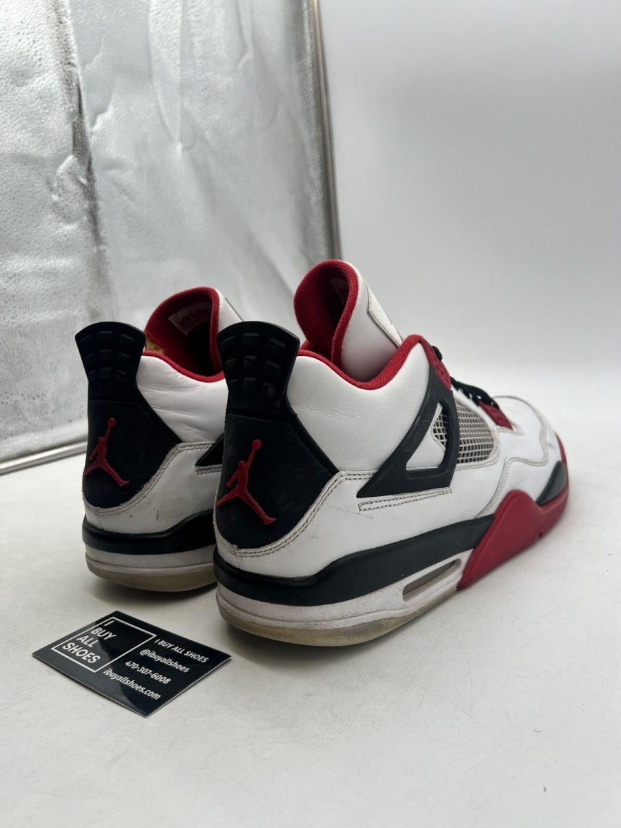 Jordan 4 Retro Fire Red (2012) 14 (Heavily Worn Pre-Owned) - Image 5