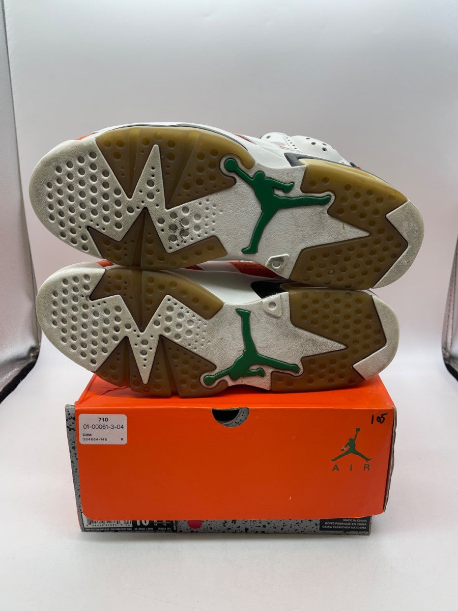 Jordan 6 Retro Gatorade Like Mike White 10 (Moderately Worn Pre-Owned)JordanSummit White/Team Orange-Black - Image 7