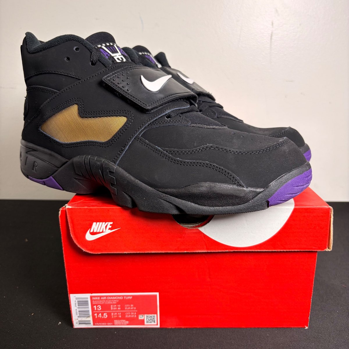 Nike Air Diamond Turf Ravens (2025) (Size 13) - aux