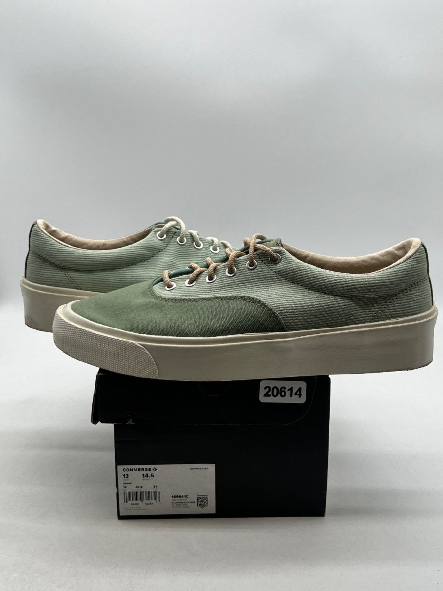 Converse Skidgrip Ox Oil Green 13 (Lightly Worn Pre-Owned) - Image 1
