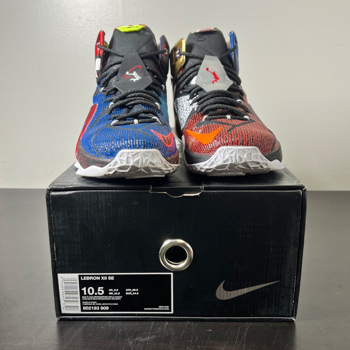 Nike LeBron 12 What the LeBron 10.5 (Lightly Worn Pre-Owned)NikeMulti-Color/Phantom-Multi-Color - Image 2