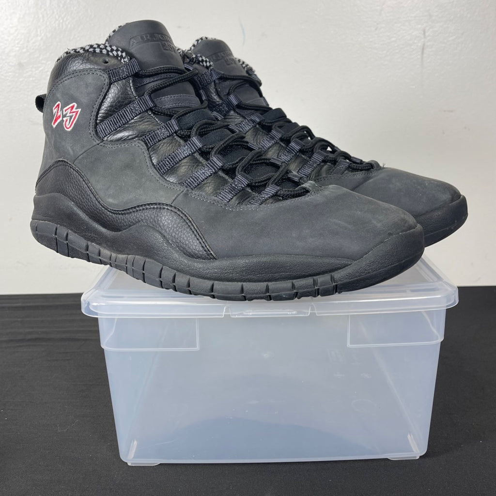 Jordan 10 Retro Shadow CDP (2008) 13 (Moderately Worn Pre-Owned)JordanBlack/Dark Shadow-True Red - Image 1