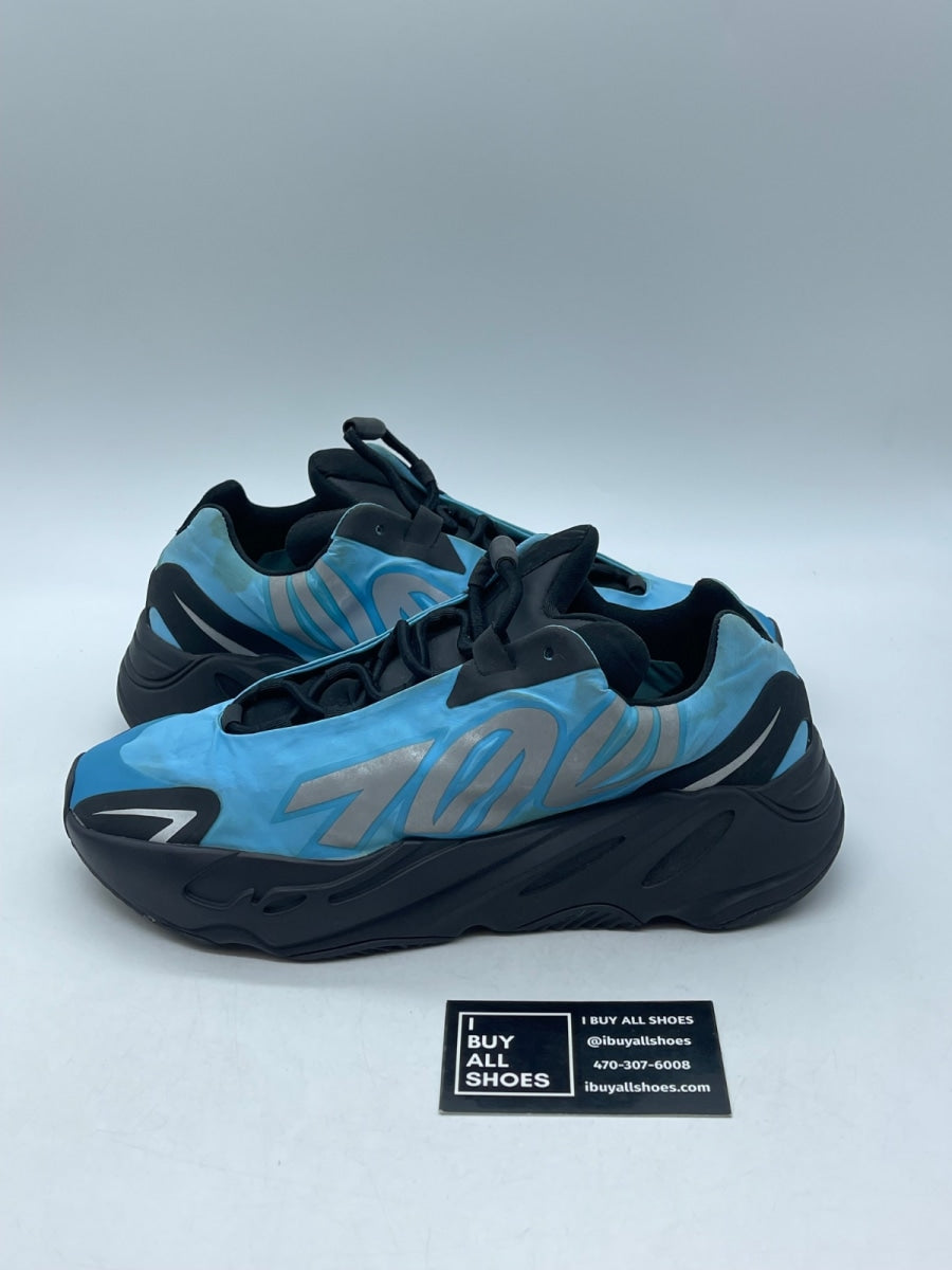 adidas Yeezy Boost 700 MNVN Bright Cyan 9 (Moderately Worn Pre-Owned) - Image 1