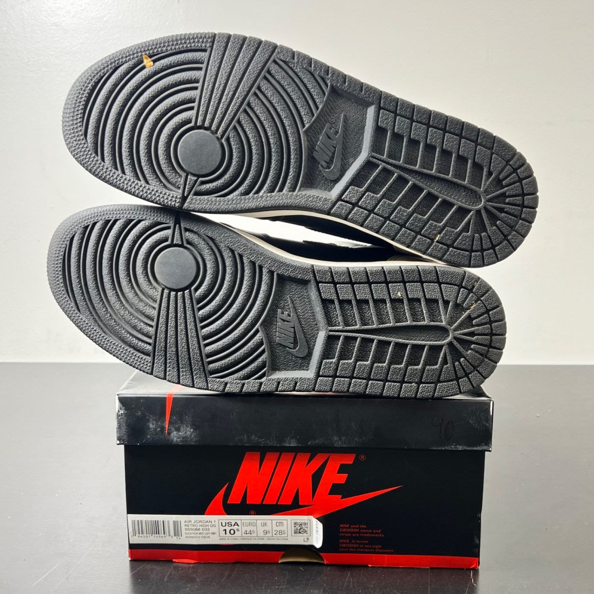 Jordan 1 Retro High Light Army Rust Shadow Patina 10.5 (Lightly Worn Pre-Owned)JordanBlack/Grey-Rust - Image 5