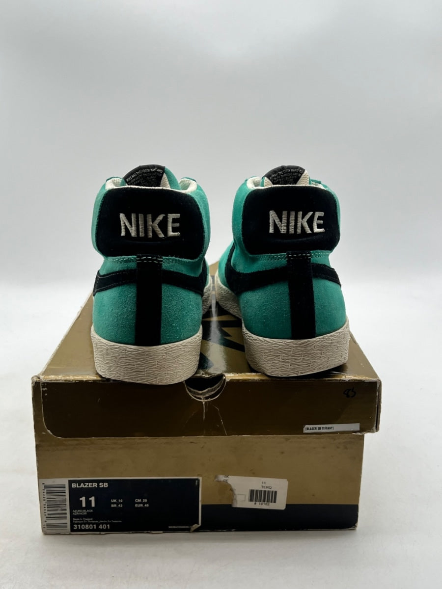 Nike SB Blazer Aqua Blue Azure 11 (Moderately Worn Pre-Owned)NikeAzure/Black - Image 3