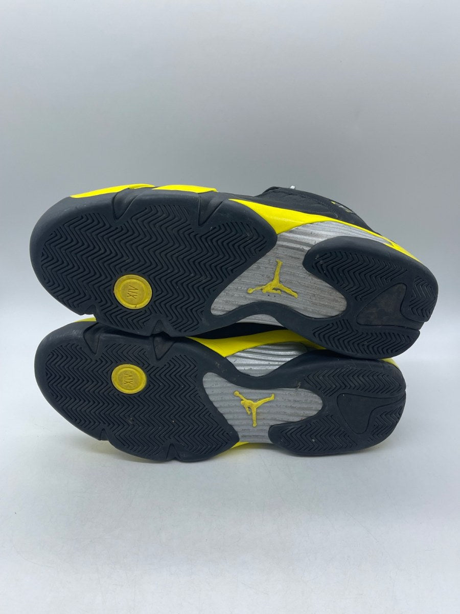 Jordan 14 Retro Thunder 13 (Moderately Worn Pre-Owned)JordanBlack/Vibrant Yellow-White - Image 7