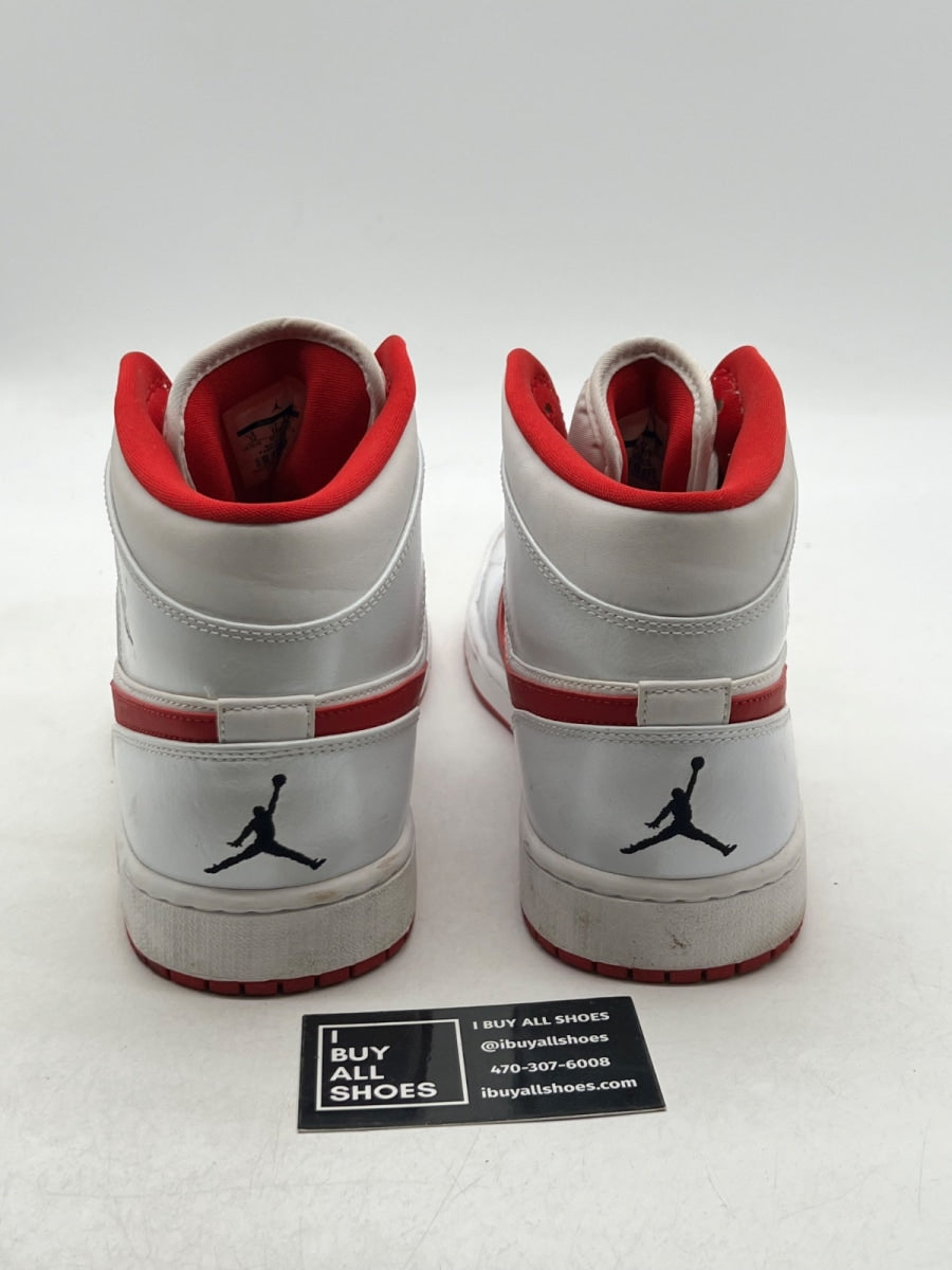 Jordan 1 Retro White Gym Red 13 (Moderately Worn Pre-Owned) - Image 5