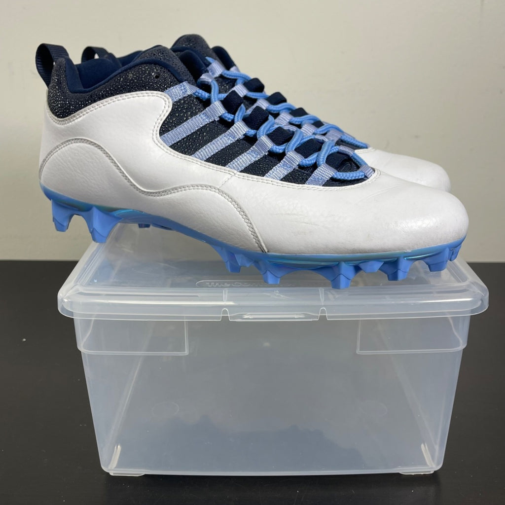 Air Jordan 10 Vapor Carbon Low 'UNC' PE 8.5 (Moderately Worn Pre-Owned)Air Jordan - Image 1