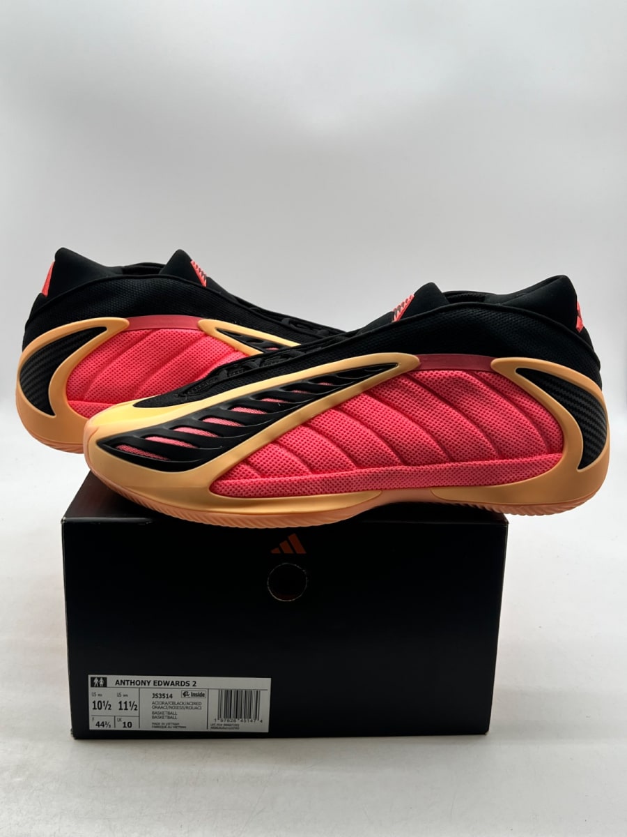 adidas AE 2 With Love 10.5 (Lightly Worn Pre-Owned)adidasAcid Orange/Core Black/Acid Red - Image 1