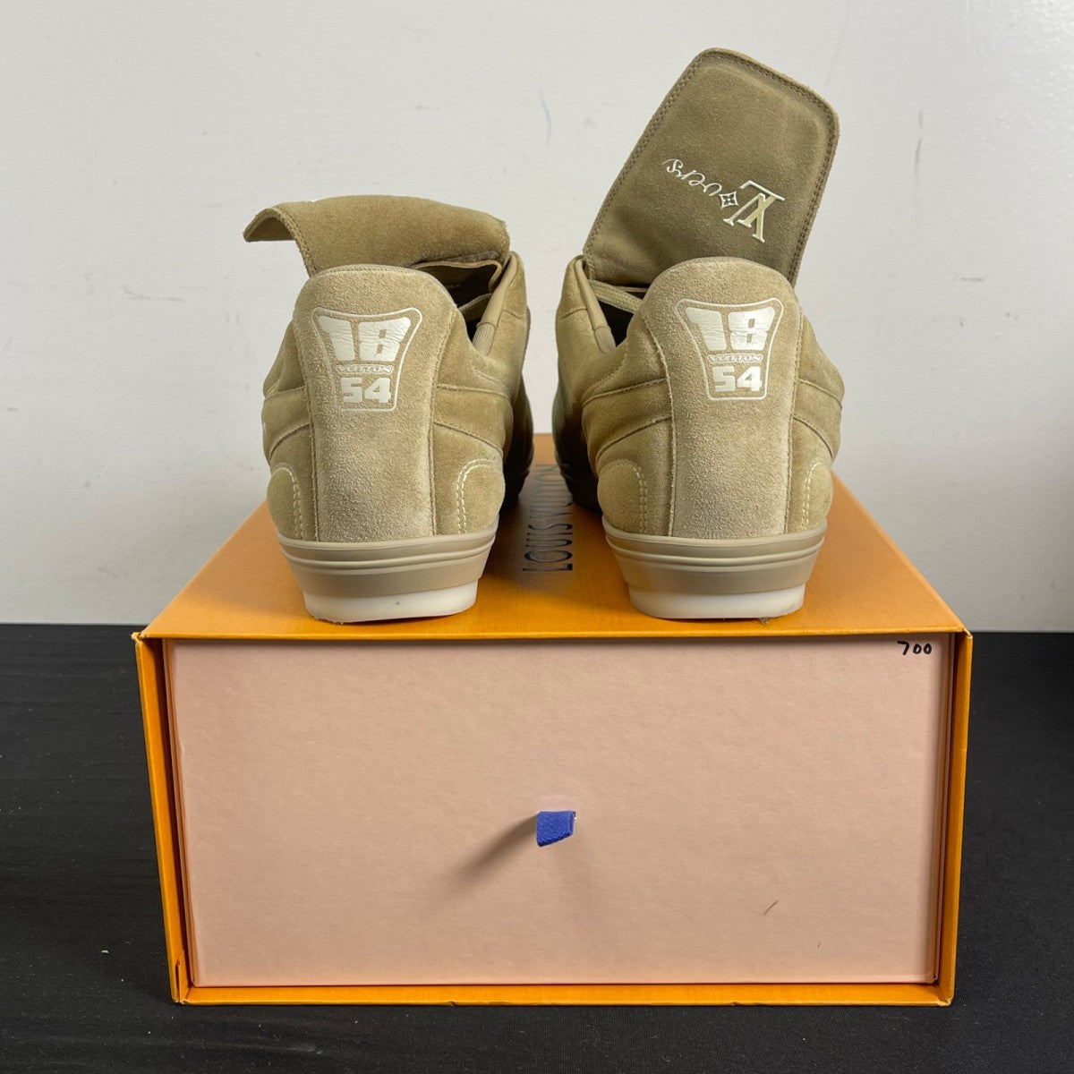Louis Vuitton LV Footprint Soccer Beige 9.5 (Moderately Worn Pre-Owned)Louis VuittonBeige - Image 4