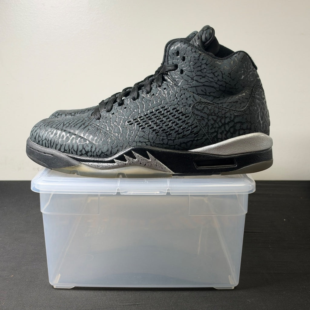 Jordan 5 Retro 3Lab5 Black Silver (Size 9.5) - Image 3