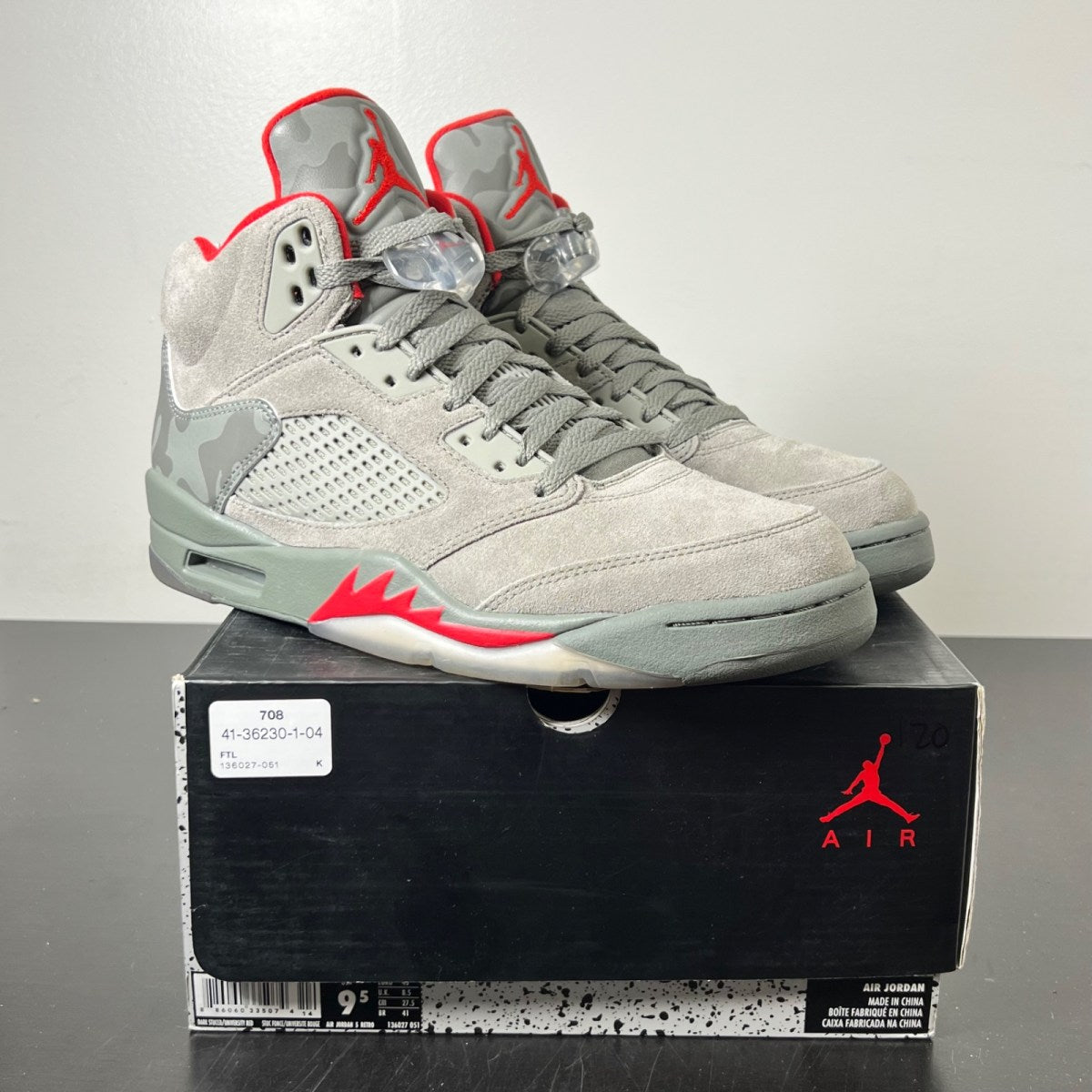 Jordan 5 Retro P51 Camo (Size 9.5) - Image 1