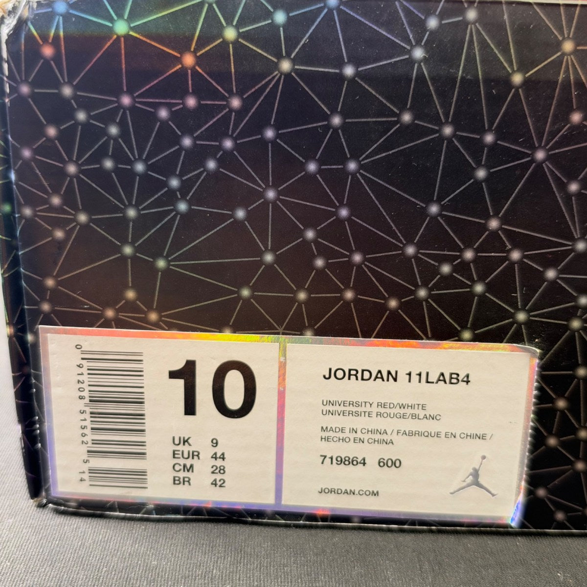 Jordan 4 Retro 11Lab4 Red (Size 10) - Image 7