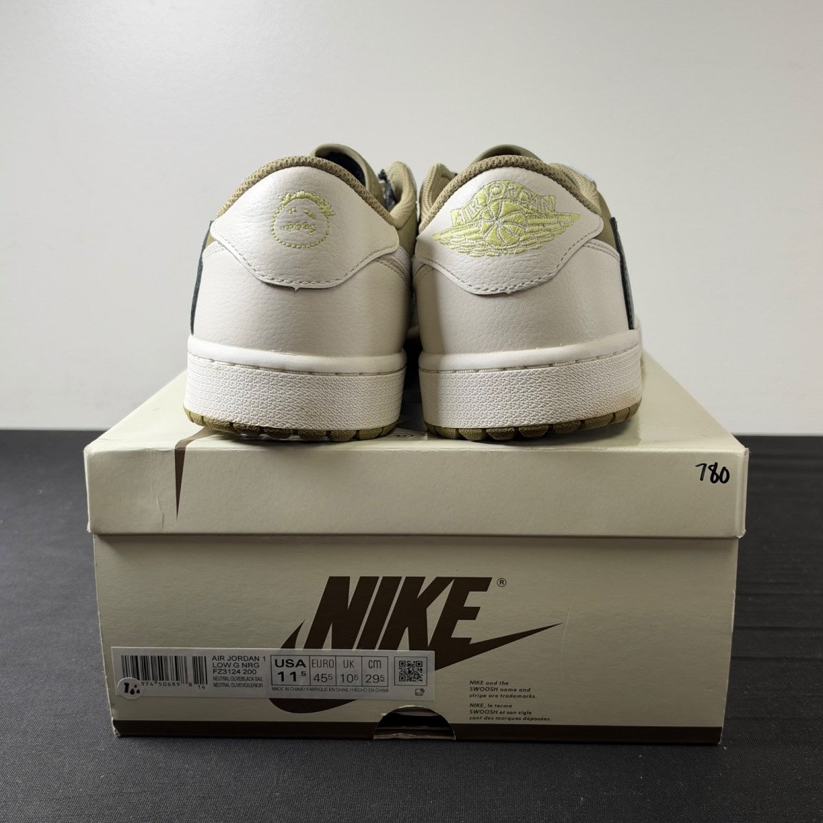 Jordan 1 Retro Low Golf Travis Scott Neutral Olive (Size 11.5) - Image 5