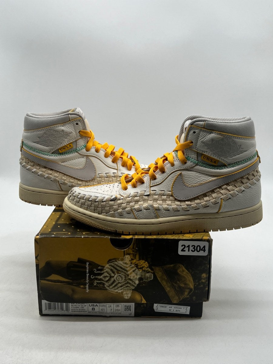 Jordan 1 Retro High OG SP Union LA Bephies Beauty Supply Summer of ‘96 8 (Lightly Worn Pre-Owned) - Image 1