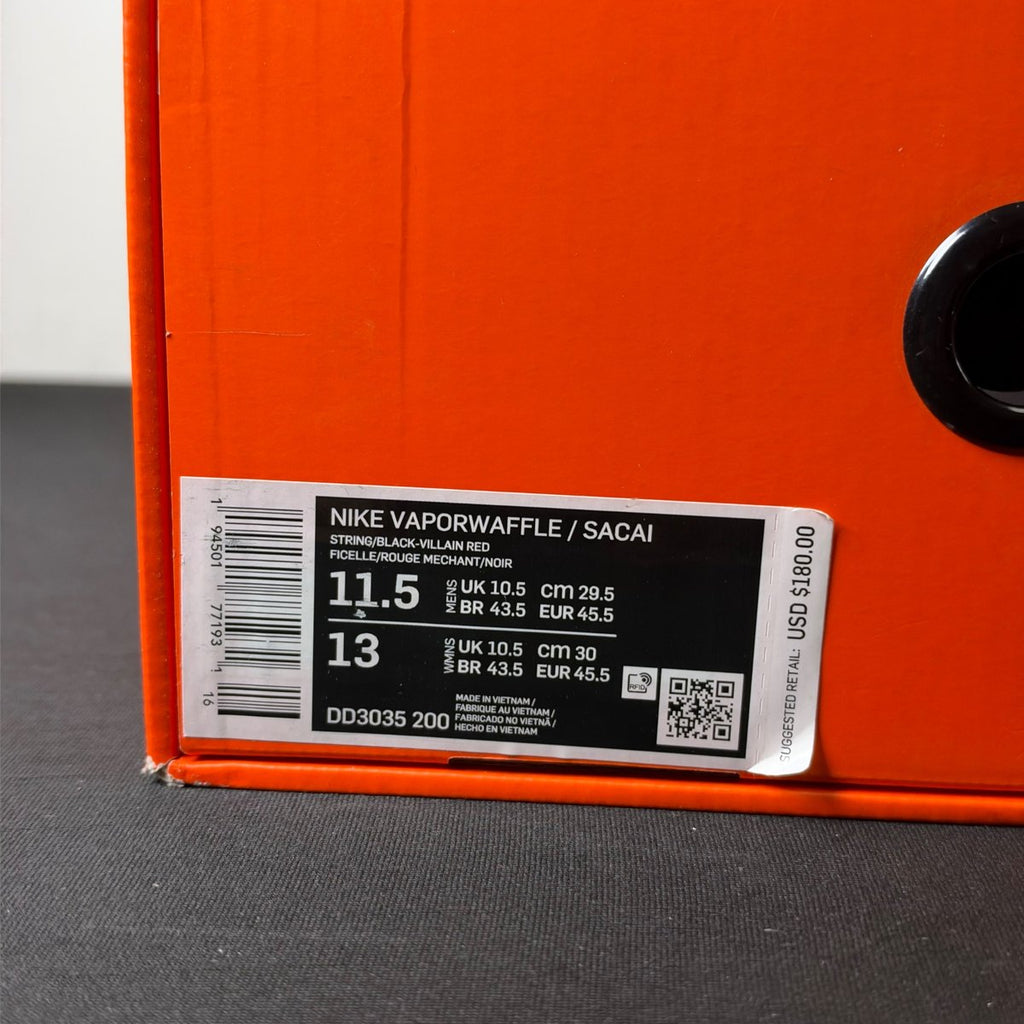Nike Vaporwaffle sacai Villain Red Neptune Green (Size 11.5) - Image 4