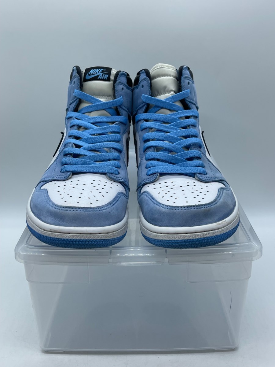 Jordan 1 Retro High OG University Blue 12 (Moderately Worn Pre-Owned)JordanWhite/University Blue-Black - Image 2