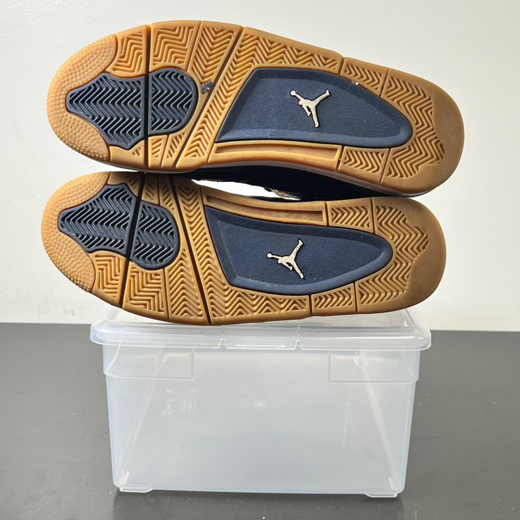 Jordan 4 Retro Dunk From Above 10 (Moderately Worn Pre-Owned)JordanMidnight Navy/Metallic Gold-Gold Leaf-White - Image 5