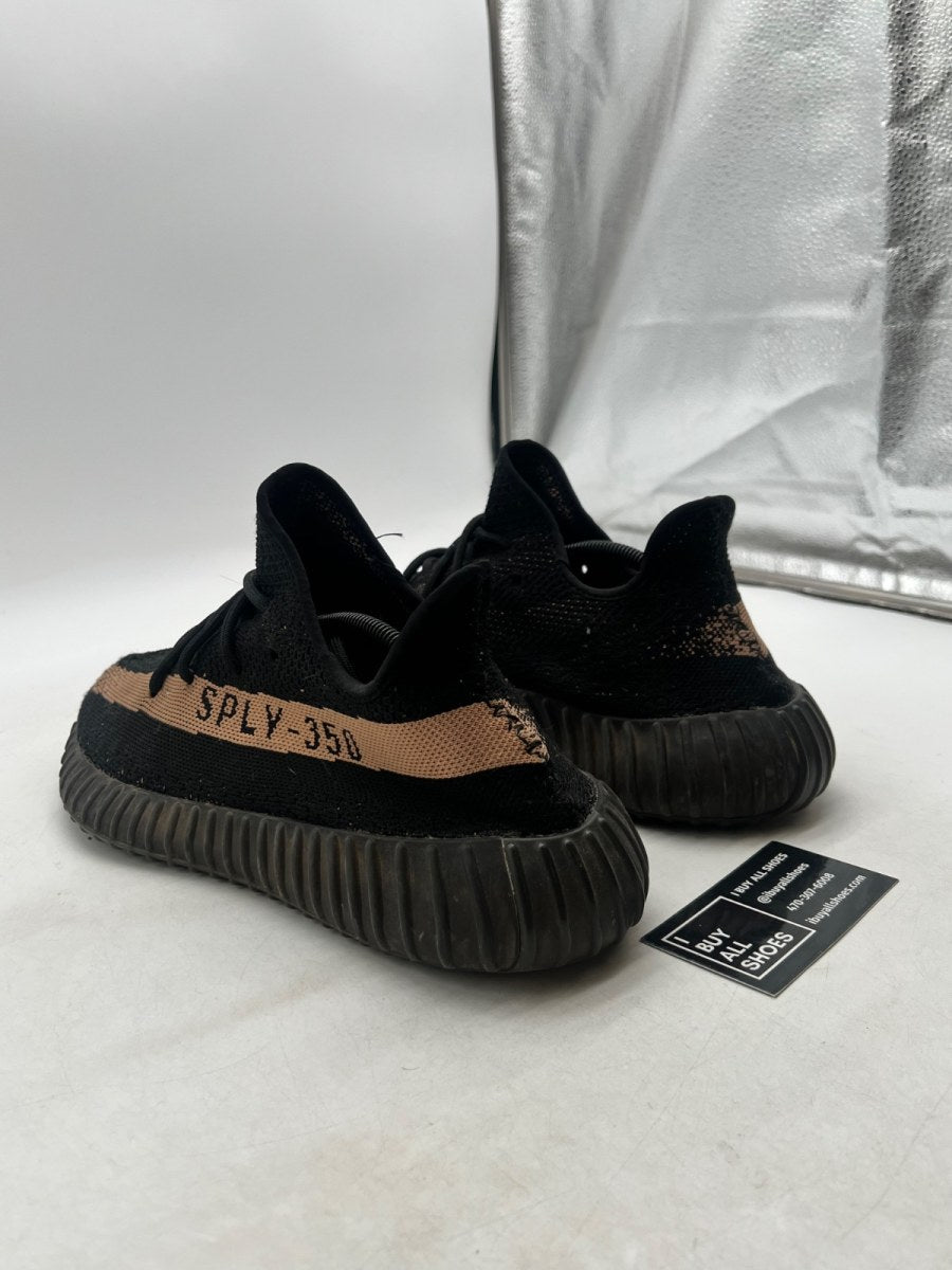 adidas Yeezy Boost 350 V2 Core Black Copper 11.5 (Moderately Worn Pre-Owned) - Image 4