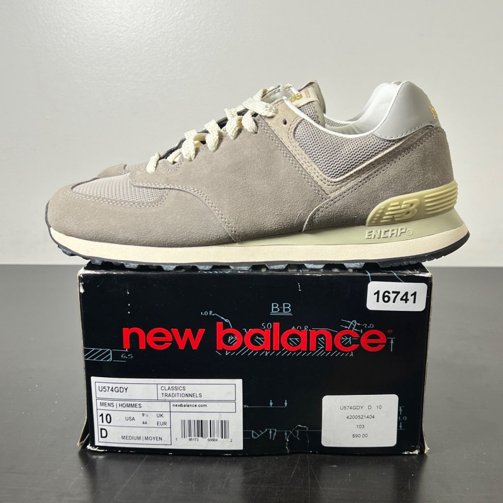 New Balance 574 Un-N-Ding 10 (Lightly Worn Pre-Owned)New BalanceGrey/Tan-Cream - Image 3