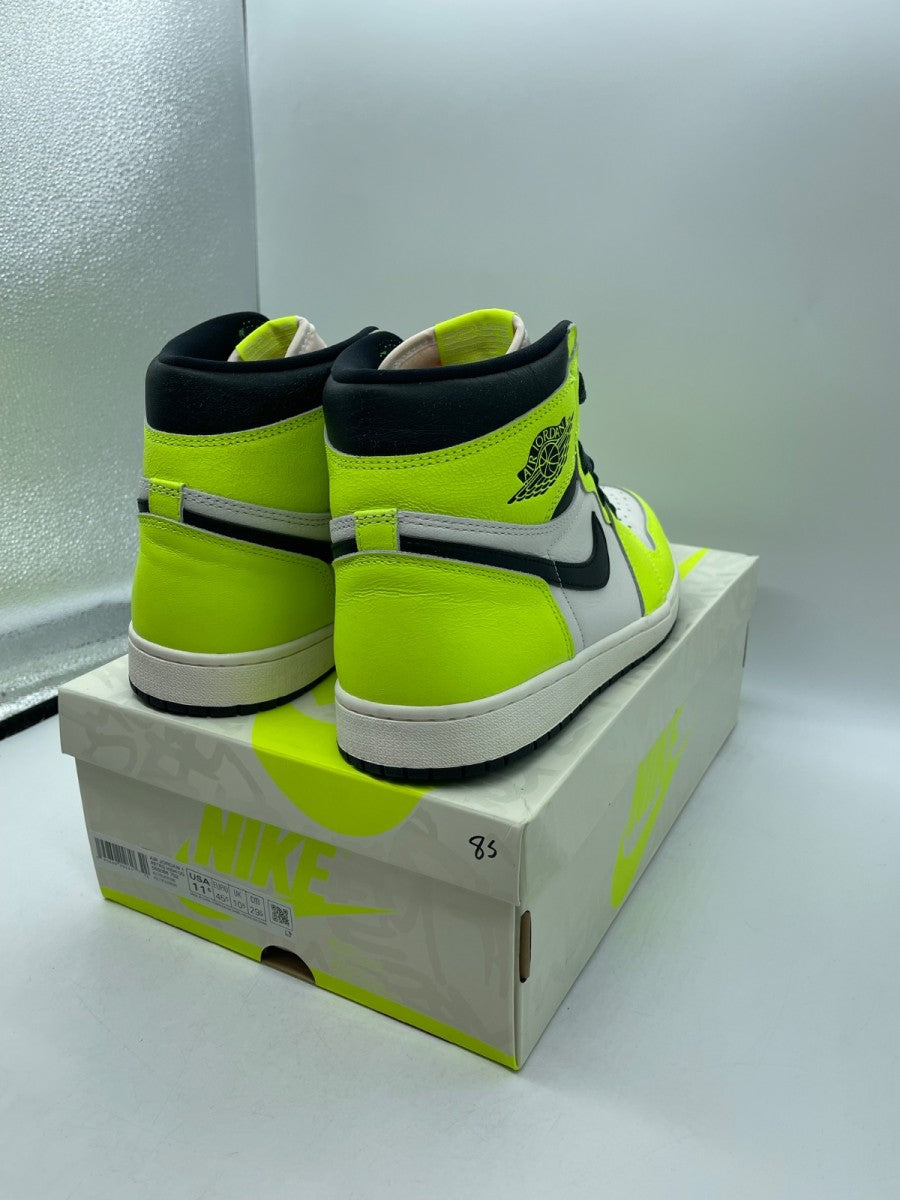 Jordan 1 Retro High OG Visionaire 11.5 (Moderately Worn Pre-Owned)JordanVolt/Black/Sail - Image 5