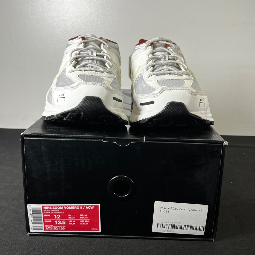 Nike Zoom Vomero 5 A Cold Wall Sail 12 (Lightly Worn Pre-Owned)NikeSail/Sail-Off White-Summit White-Reflect Silver - Image 2