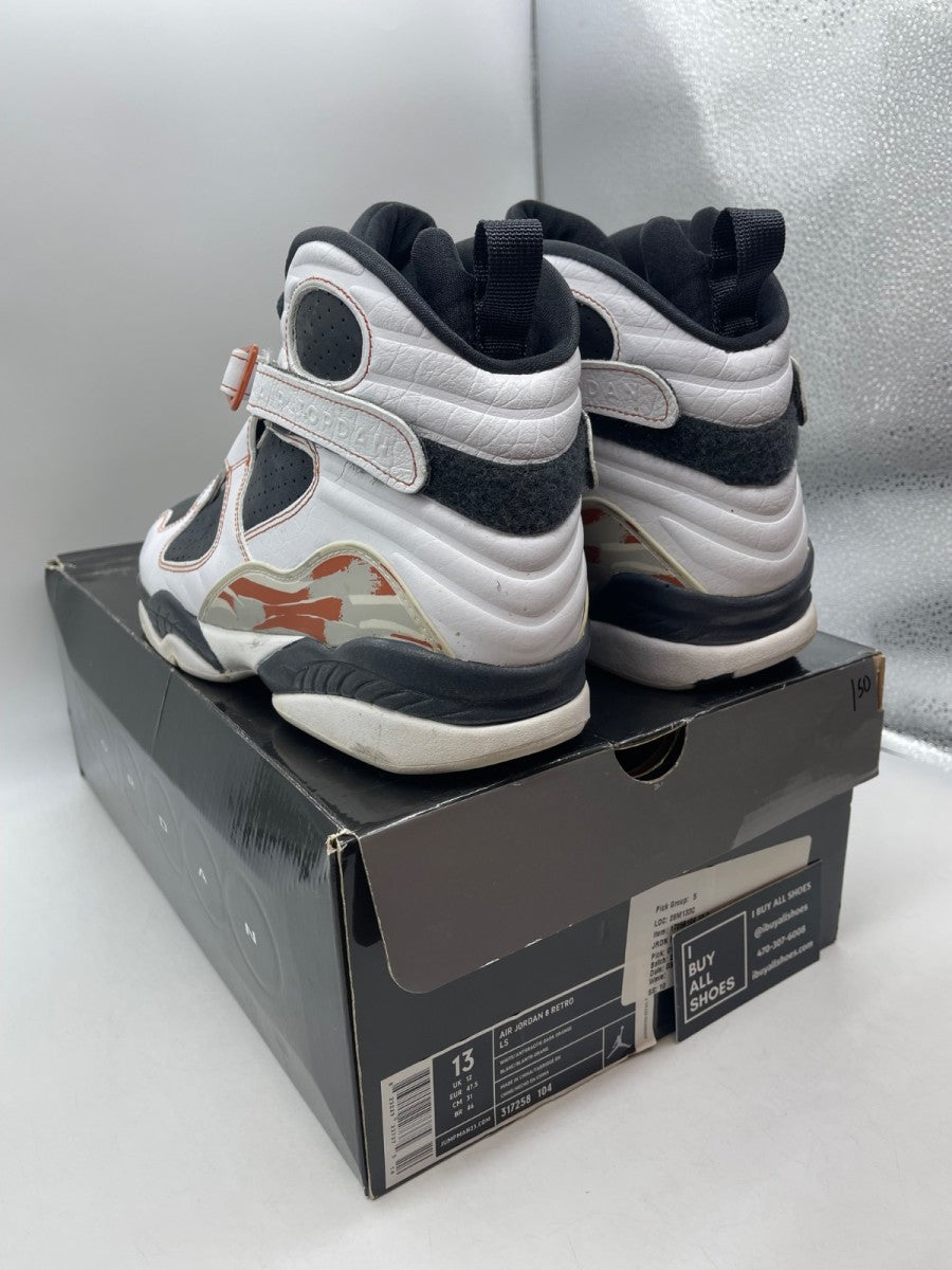 Jordan 8 Retro Black Toe 13 (Moderately Worn Pre-Owned)