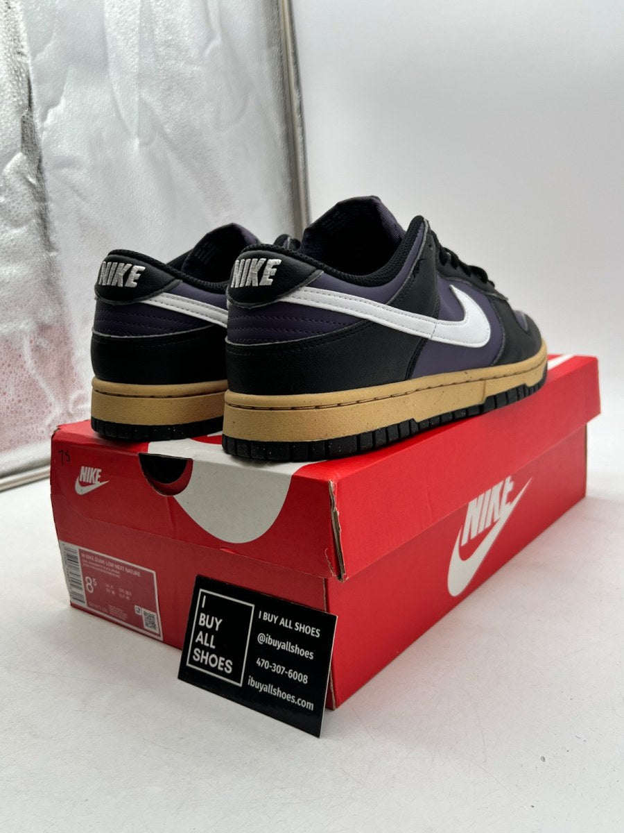 Nike Dunk Low Next Nature Dark Raisin (Women's) 8.5W (Lightly Worn Pre-Owned) - Image 5
