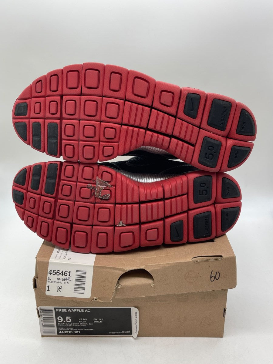 Nike Free Waffle AC 'Bred' 9.5 (Moderately Worn Pre-Owned) - Image 7