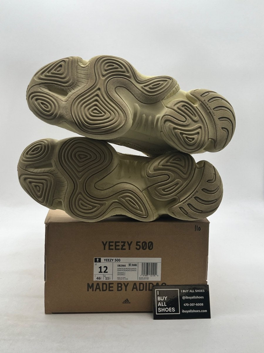 adidas Yeezy 500 Super Moon Yellow 12 (Lightly Worn Pre-Owned) - Image 8