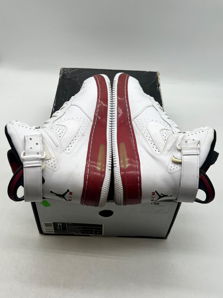 Jordan Fusion 6 Varsity White Red 11 (Moderately Worn Pre-Owned)JordanWhite/Black-Varsity Red - Image 9