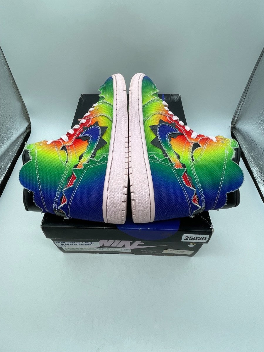 Jordan 1 Retro High J Balvin 10 (Moderately Worn Pre-Owned)JordanMulti-Color/Black-Pink Foam-Multi-Color - Image 6