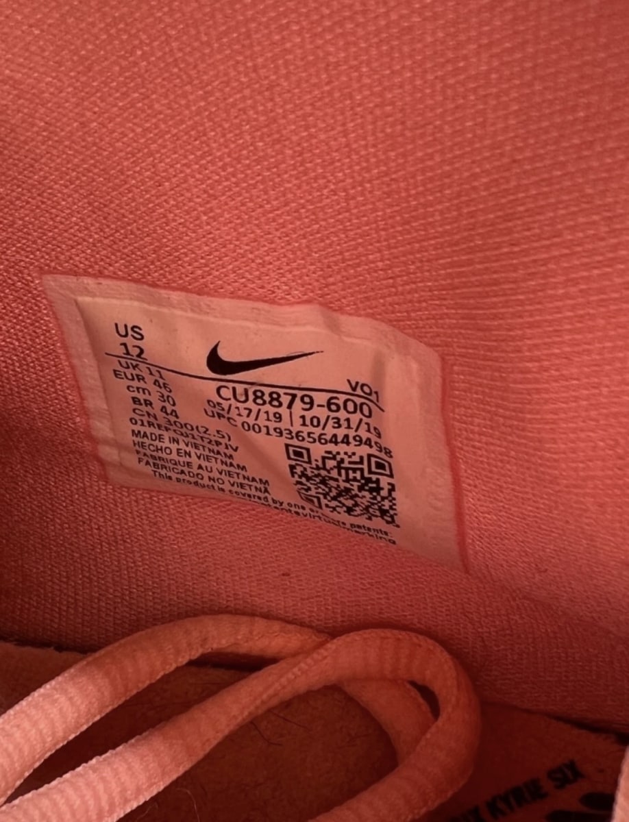Nike Kyrie 6 Concepts Khepri (Regular Box) 12 (Lightly Worn Pre-Owned)NikePink Tint/Guava Ice - Image 8
