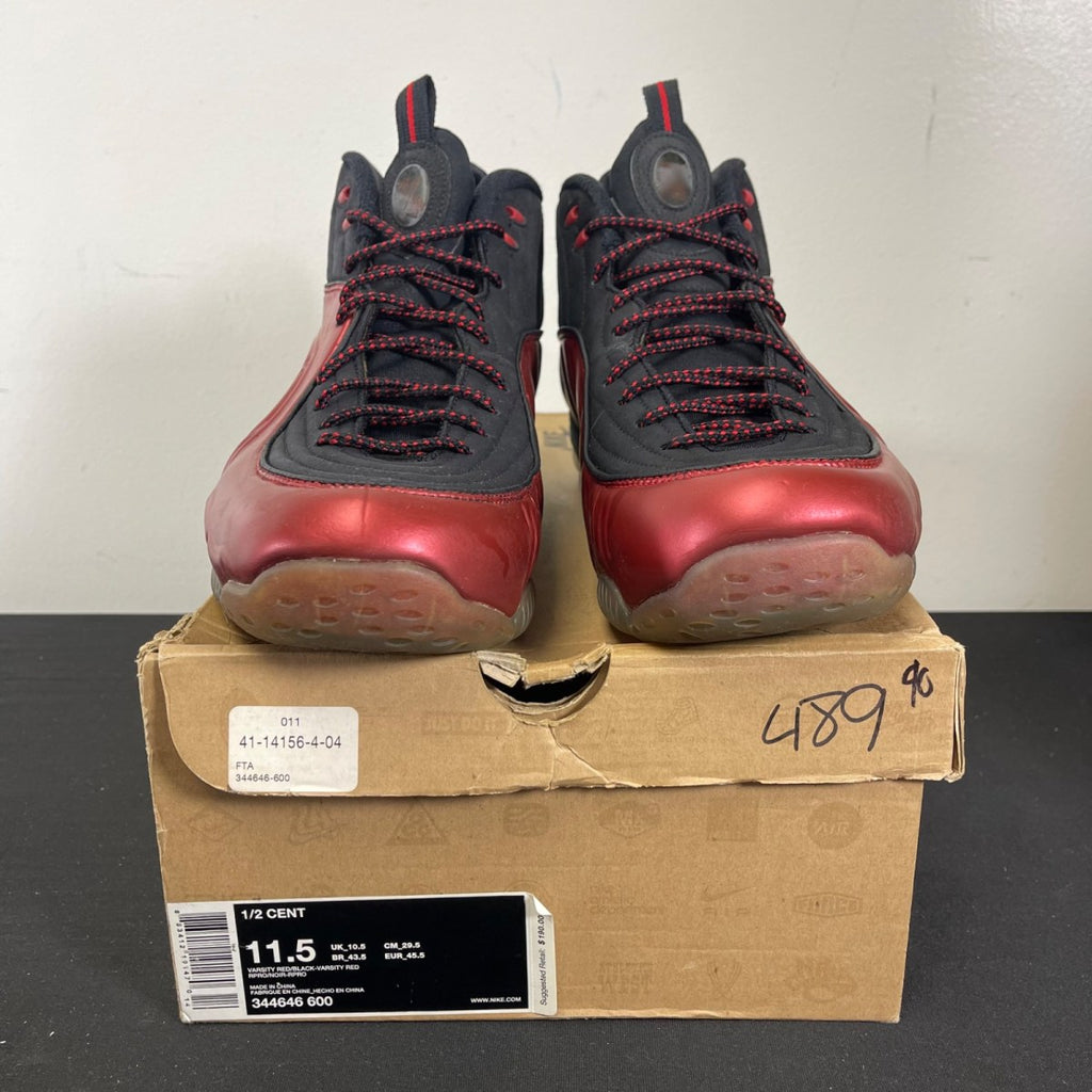 Nike Air 1/2 Cent Cranberry 11.5 (Moderately Worn Pre-Owned)NikeVarsity Red/Black-Varsity Red - Image 2