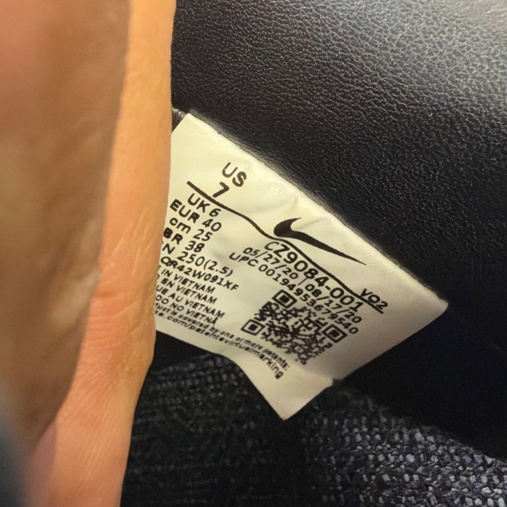 Nike Air Force 1 Low Stussy Black (Size 7) - aux