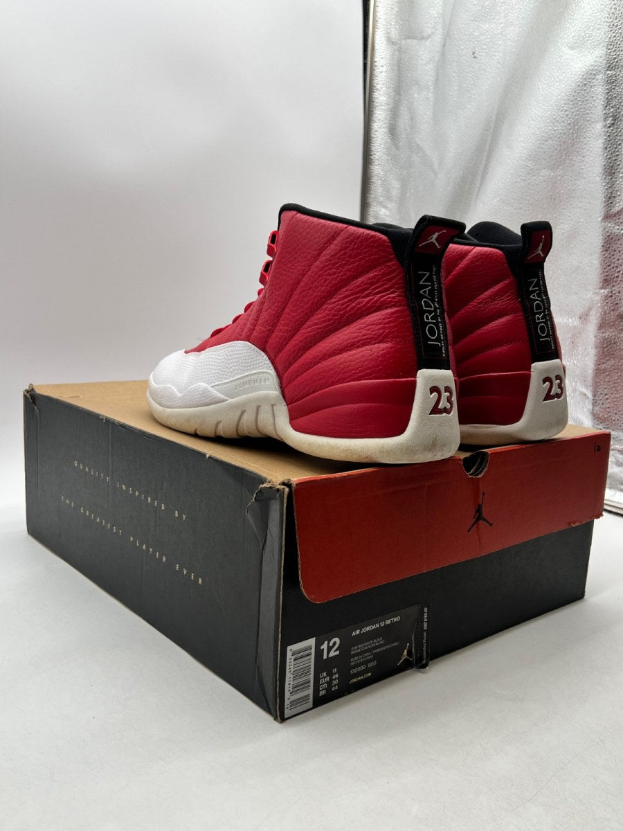 Jordan 12 Retro Gym Red 12 (Moderately Worn Pre-Owned)JordanGym Red/Black-White - Image 4