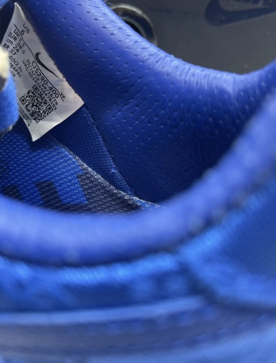 Nike Air Force 1 Low CLOT Blue Silk 6 (Moderately Worn Pre-Owned)NikeUniversity Blue/White-Gum - Image 8