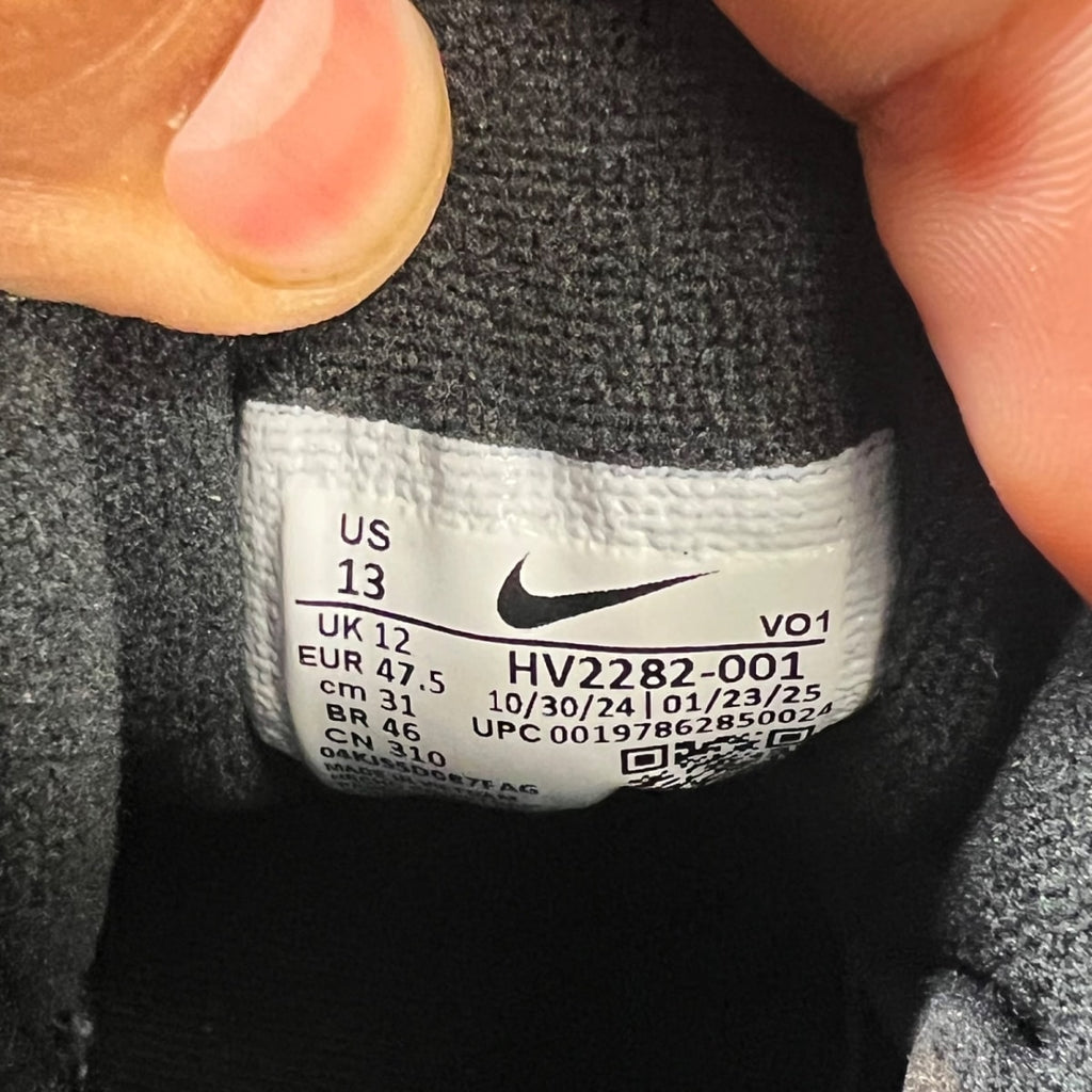 Nike Air Diamond Turf Ravens (2025) 13 (Lightly Worn Pre-Owned)NikeBlack/White-Club Purple-Metallic Gold - Image 4