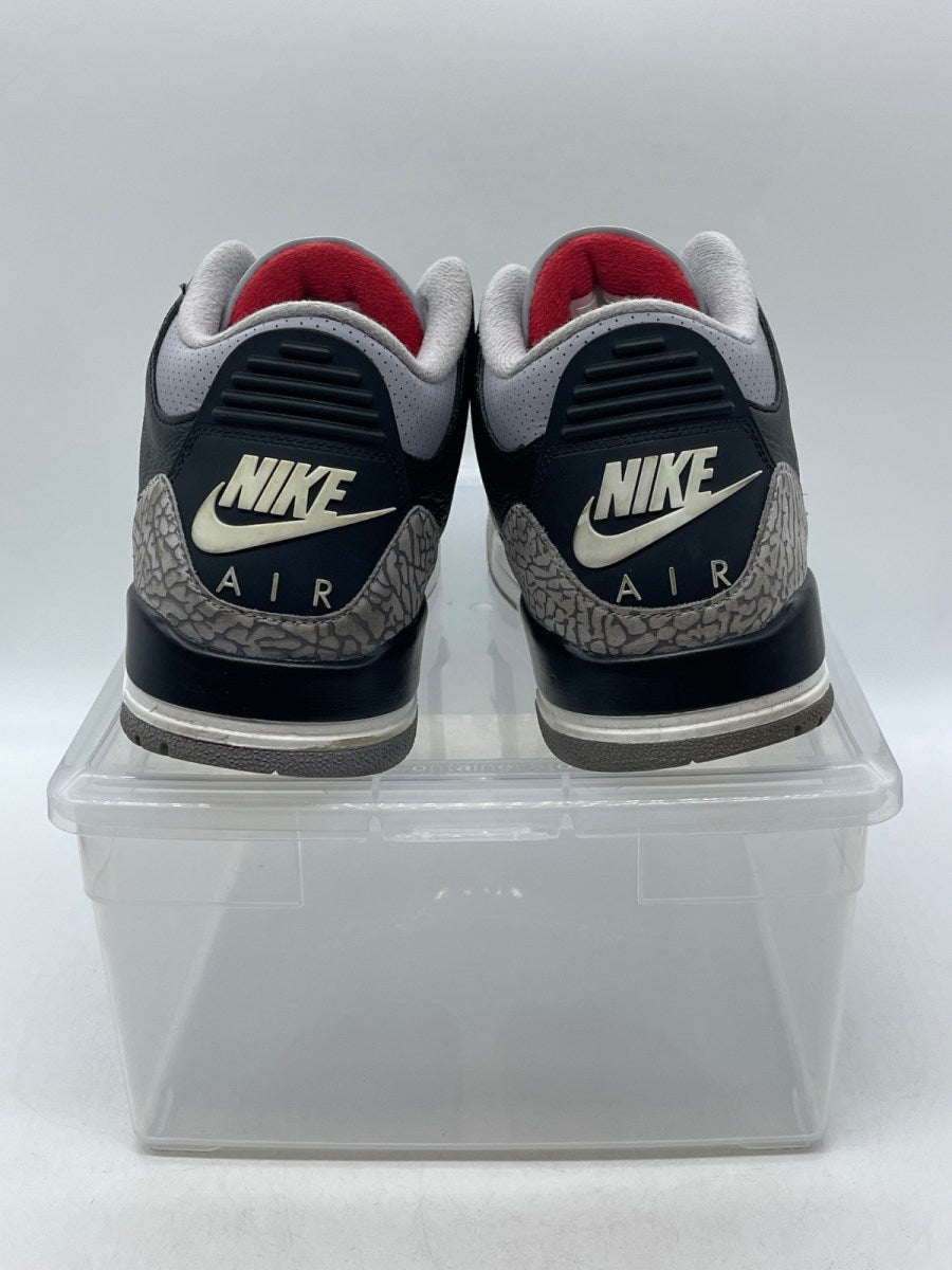 Jordan 3 Retro OG Black Cement (2024) 11 (Moderately Worn Pre-Owned)JordanBlack/Fire Red/Cement Grey/Sail - Image 3