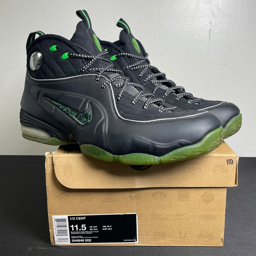 Nike Air 1/2 Cent Black Green Spark (Size 11.5) - Image 1