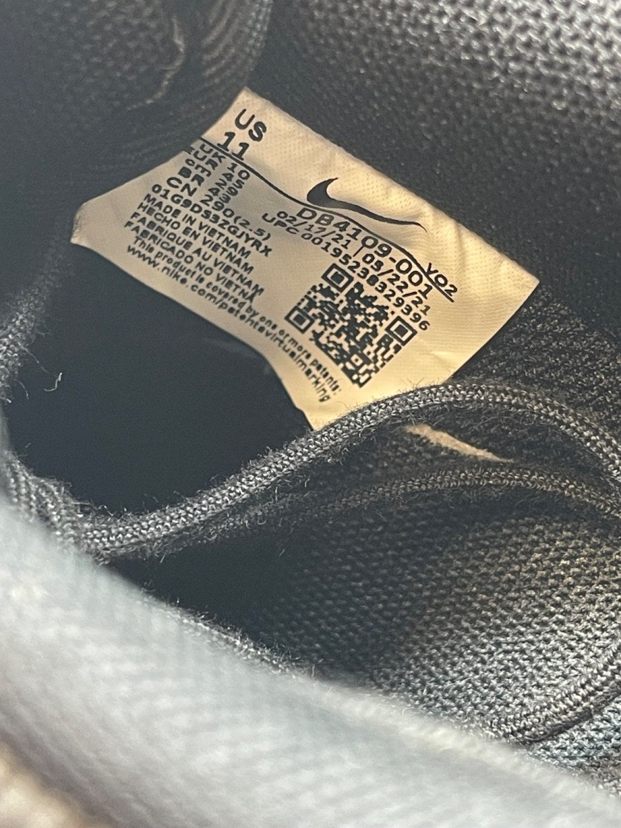 Nike Air Force 1 Low Luxe Black Gum 11 (Moderately Worn Pre-Owned) - Image 8