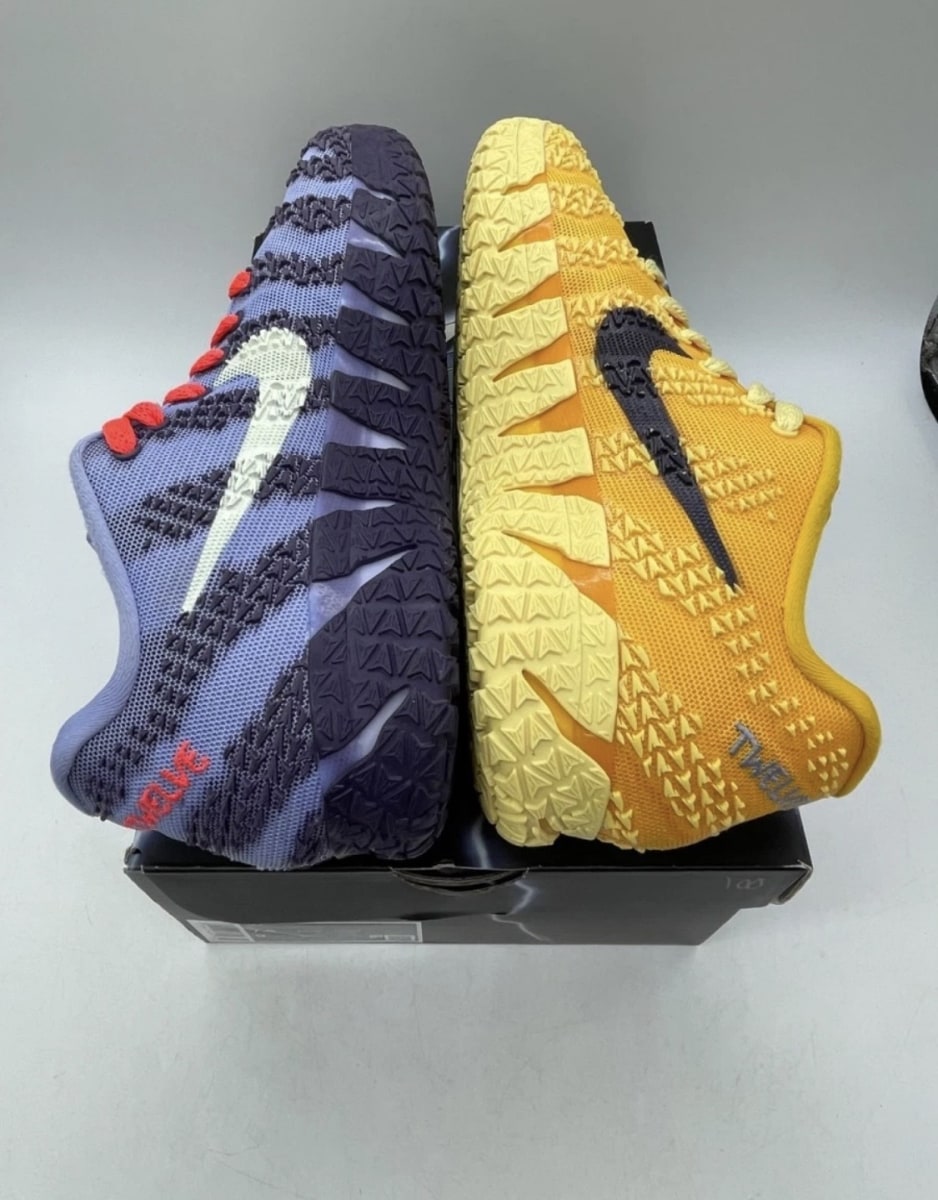 Nike Ja 3 Hustle & Flow 7.5 (Lightly Worn Pre-Owned)NikeSoft Yellow/Purple Dynasty/Volt Tint/Light Thistle/Bright Crimson - Image 6